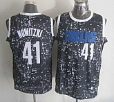 Dallas Mavericks #41 Dirk Nowitzki Black City Luminous Stitched Jersey,baseball caps,new era cap wholesale,wholesale hats